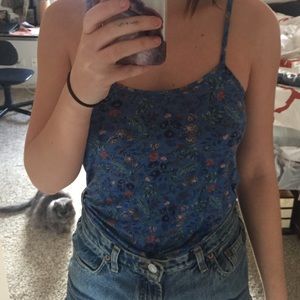 Floral tank top