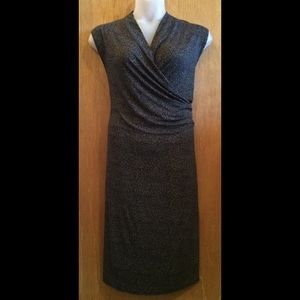 La Redoute b&w faux wrap dress size 18W