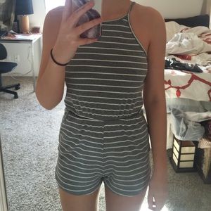 Stripped romper