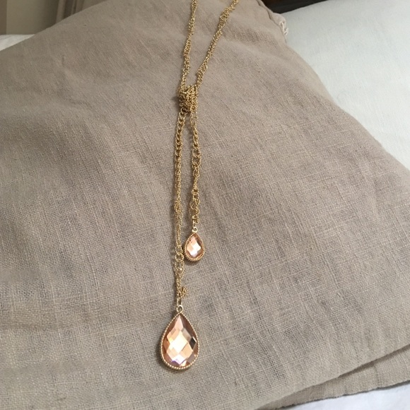 Crystal Gem Long Necklace
