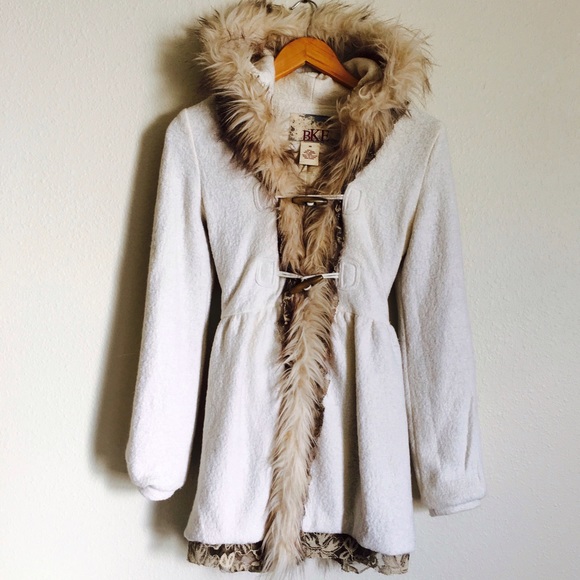 BKE Jackets & Blazers - Ivory Dress Coat