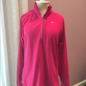 Nike dri fit half zip pullover