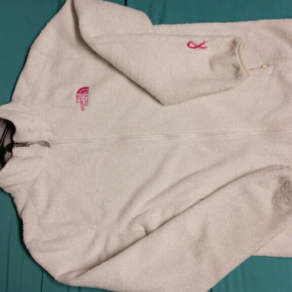 White Fleece Northface-Med