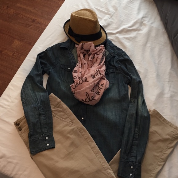 Denim Long-Sleeved Shirt - Picture 4 of 4