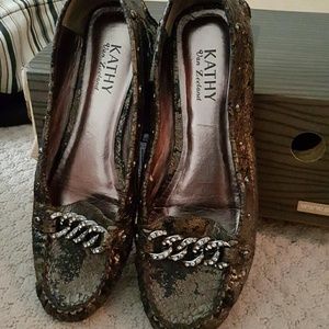 Kathy van Zeeland faux leather mocassin