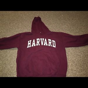 Harvard maroon hoodie