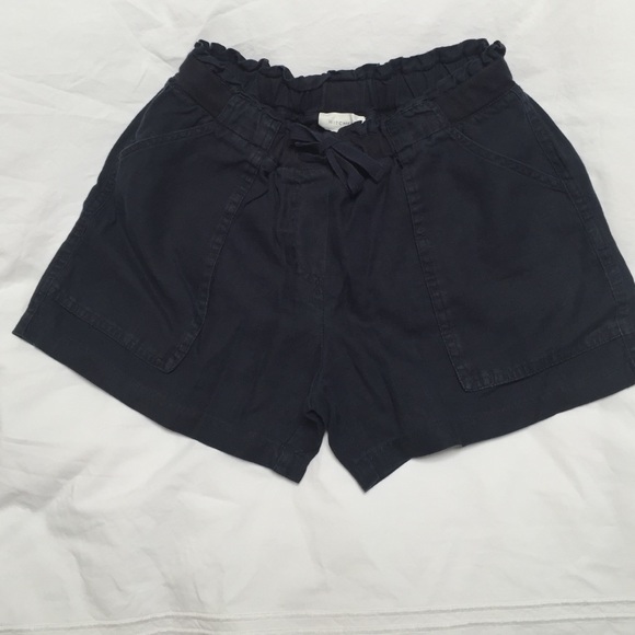Witchery navy linen shorts