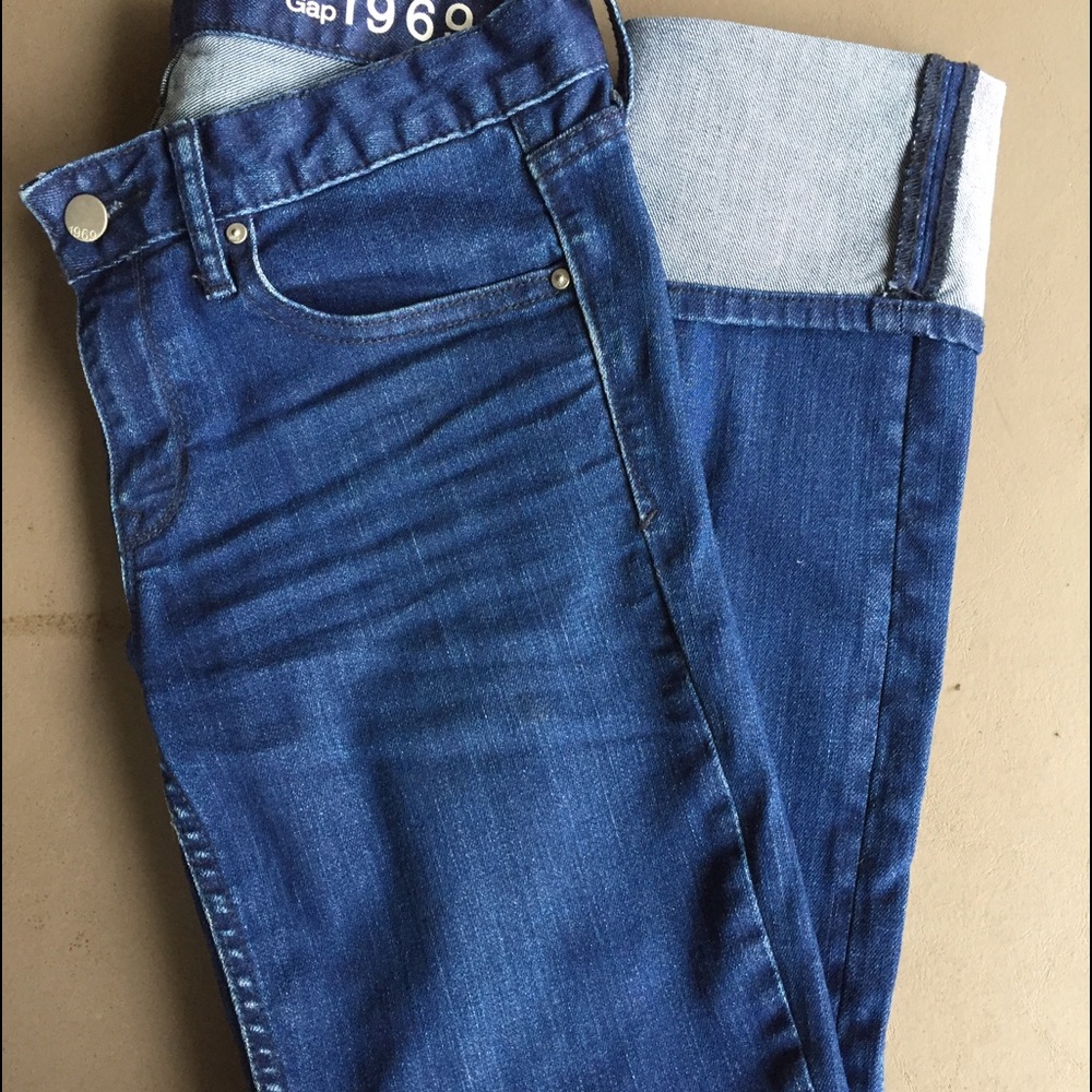 Gap Always Skinny Cuffed Jeans size 26