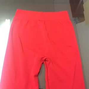 Red thermal leggings