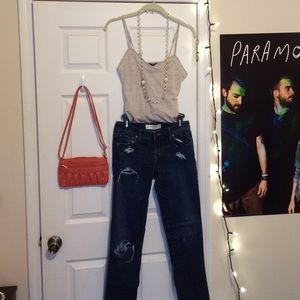 AMAZING DEAL! AnF Ripped Jeans Outfit
