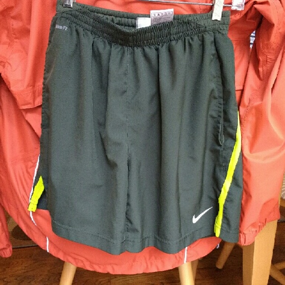 NIKE green soccer ⚽ workout shorts