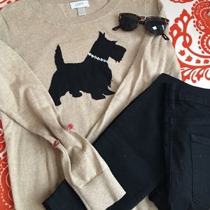 Beige crew neck sweater