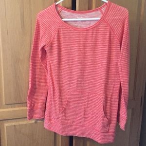 Pink and white stripped shirt