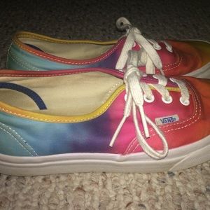 rainbow vans