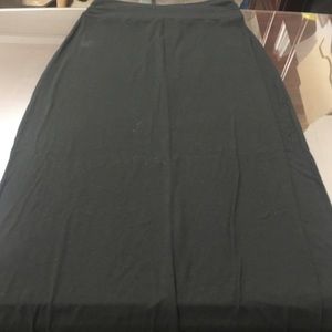 Black maxi skirt