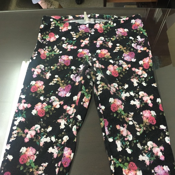 Floral leggings