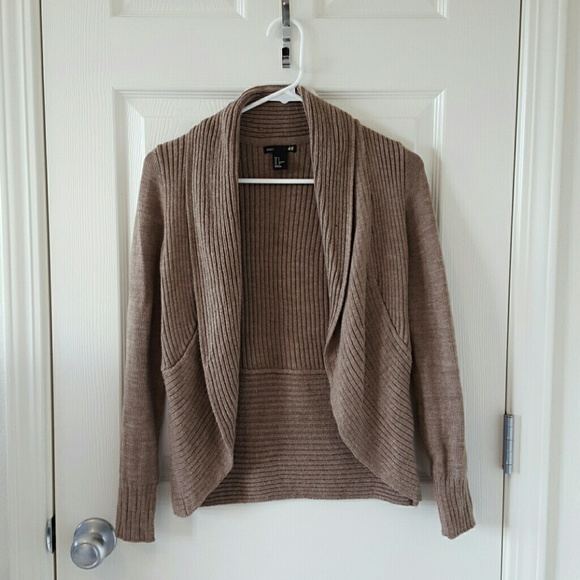 H&M light brown cardigan