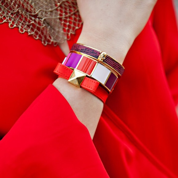 Kate Spade New York red bow bracelet - Picture 1 of 4