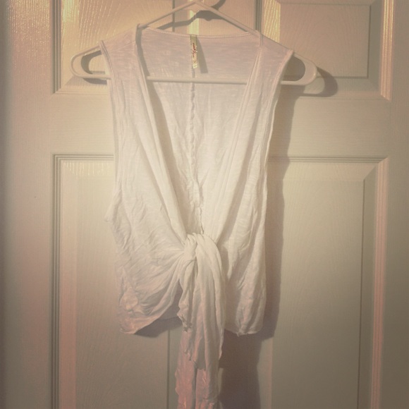 Front Tied Cotton Vest