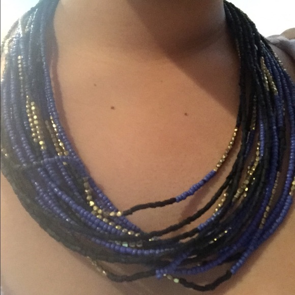 Statement necklace and bracelet
