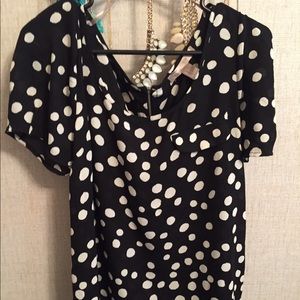 Polka dot top