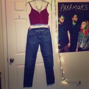 7 for all mankind Skinny Jeans dark wash