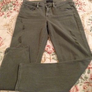 Vince Mason relaxed jean/pants army green size 29