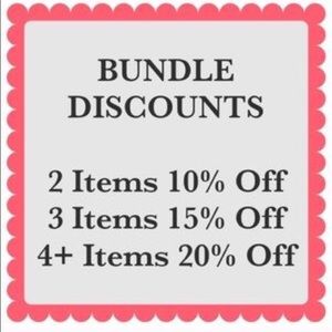15% OFF Bundles!