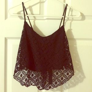 Adorable Crocheted Crop Top