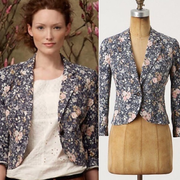 Anthropologie Jackets & Blazers - floral blazer