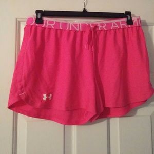 UA running shorts