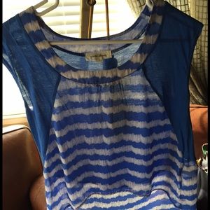 A lightweight sheer blouse