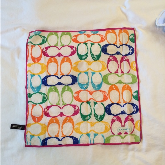 Coach rainbow scarf Clearance