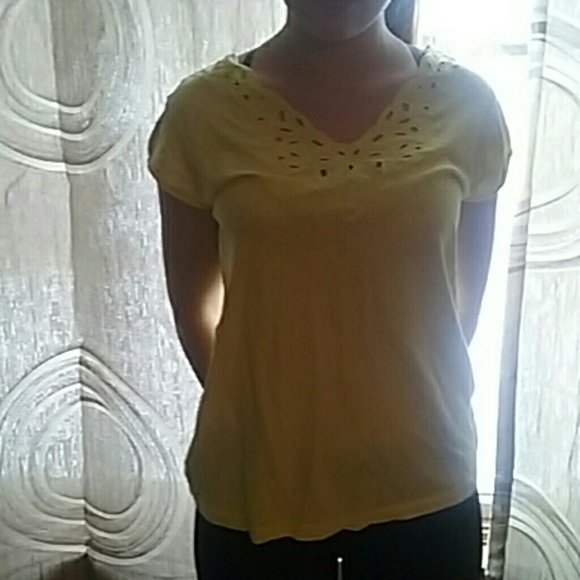 Yellow blouse