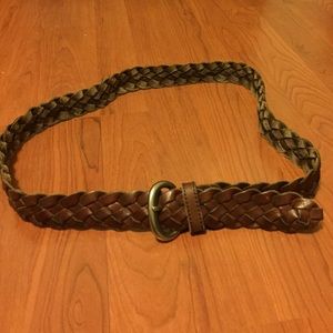 leather rope belt