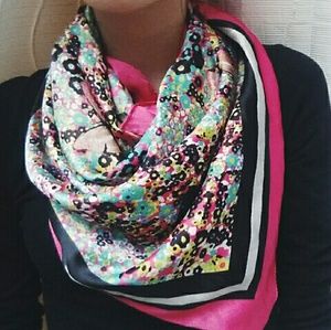 Silky Colorful Fashion Scarf