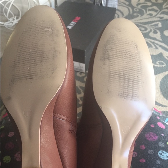 JustFab cognac calves boots - Picture 3 of 4