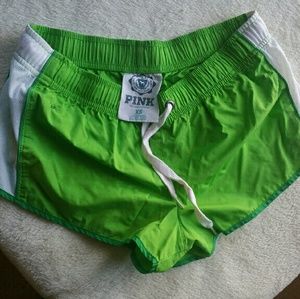 🎀 Victoria's Secret XS lime green gym shorts. 🎀