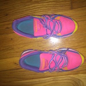 Asic running rainbow shoes