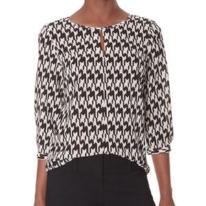 The Limited Houndstooth Blouse