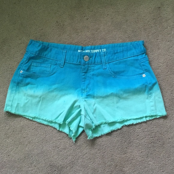 Ombré Jean Shorts