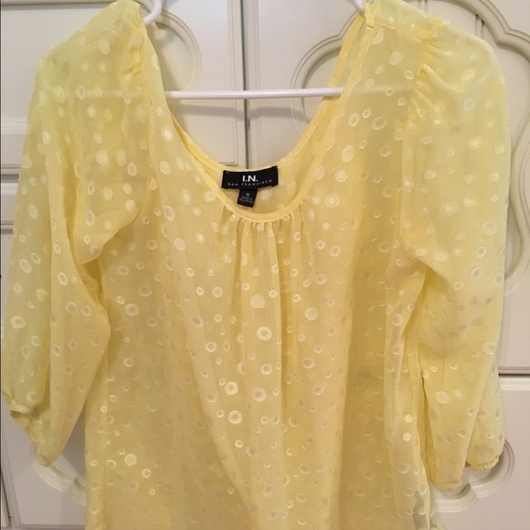 Yellow blouse