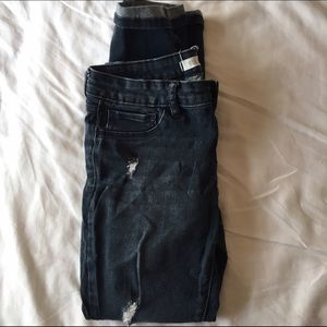 Distressed Capri/Cropped Pacsun Skinny Jeans