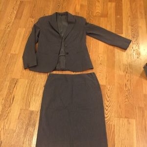 Theory gray suit