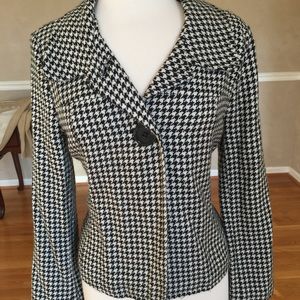 BARLEY WORN HOUNDSTOOTH  BLAZER