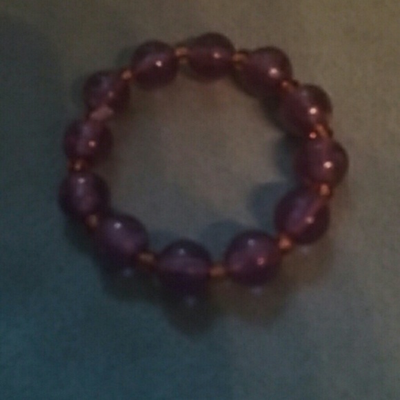 Pruple beaded braclets