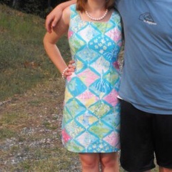 Lilly Pulitzer Dresses & Skirts - 🌺Lilly Pulitzer patchwork shift dress🌺