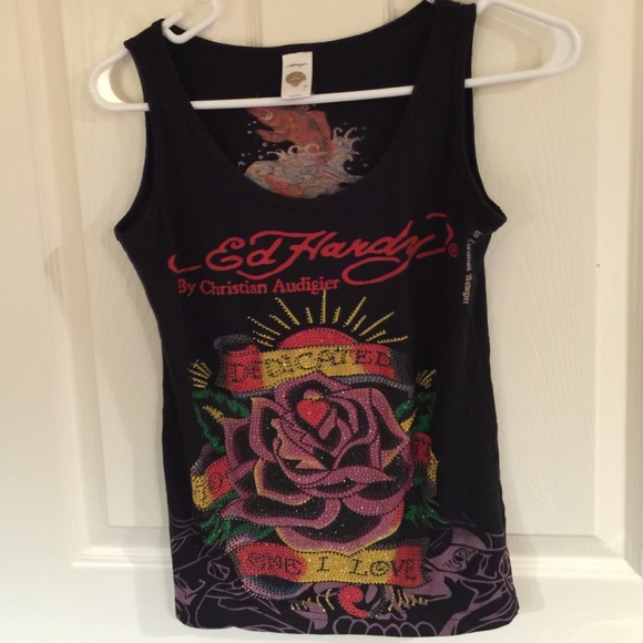 Ed Hardy top size L