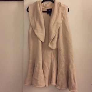 Rachel Zoe Button Swing Sweater Vest