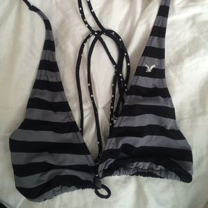 Black& grey AEO bikini top- last chance!!